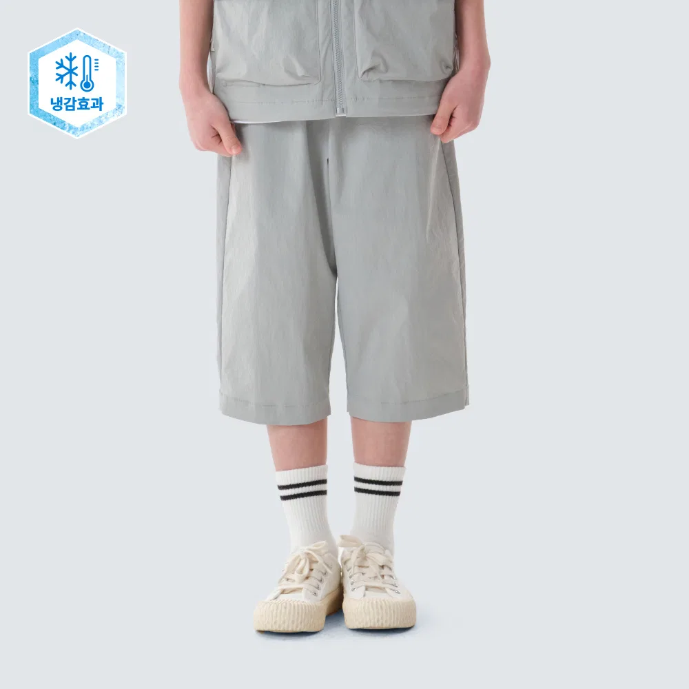 Детские охлаждающие брюки-капри Snowpeak Apparel Kids, мятные