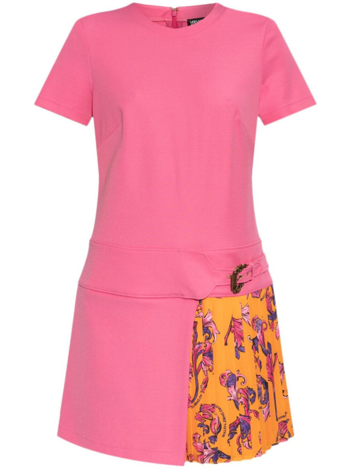 

Versace Jeans Couture платье мини со вставками, розовый