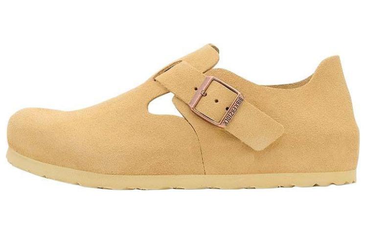 Birkenstock Женские туфли London Suede Leather Narrow Fit "Latte Cream"