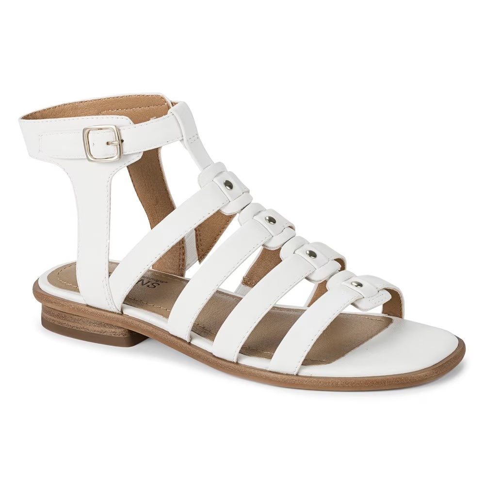 Сандалии-гладиаторы Nathalia Baretraps Origins, white leather