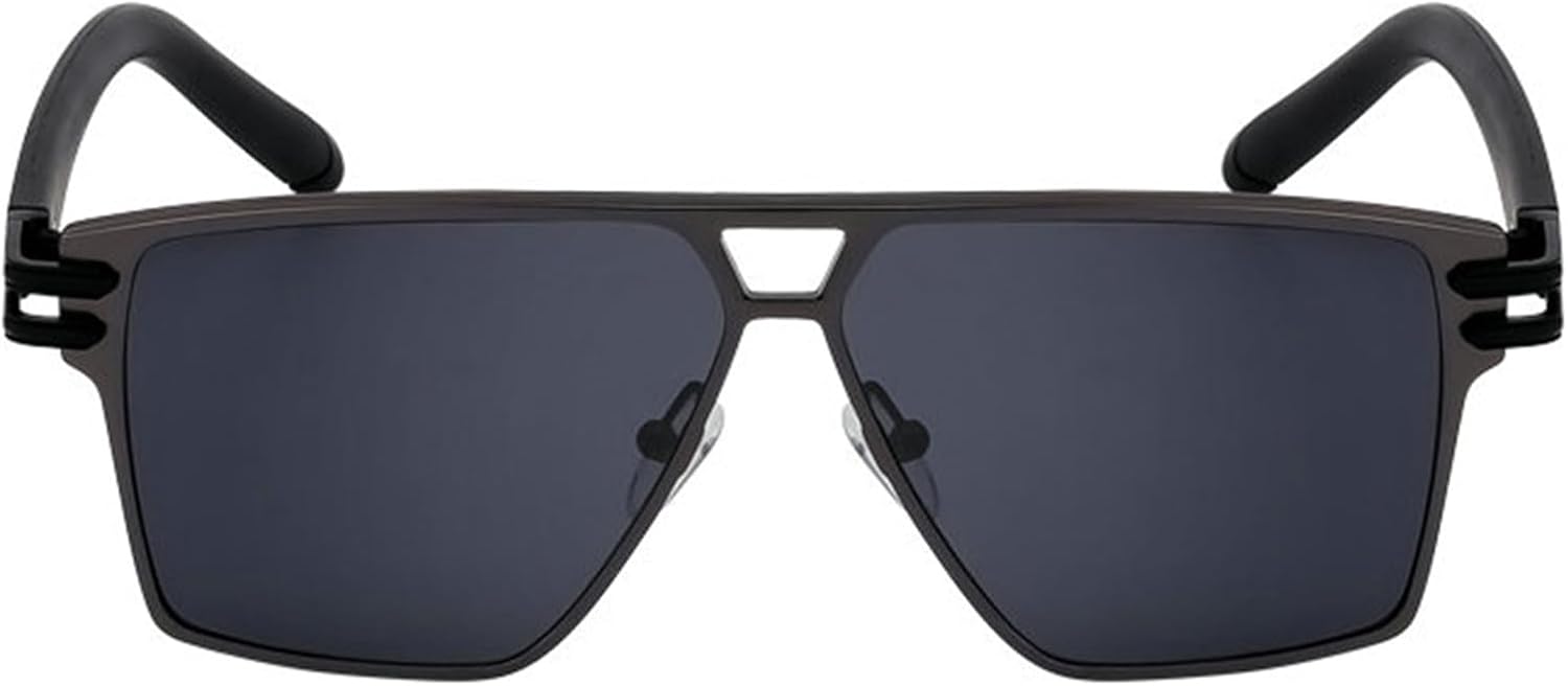 

Солнцезащитные очки Helena в большой оправе, классические квадратные, для женщин и мужчин, роскошные дизайнерские винтажные металлические очки-пилот, популярные панк-очки, C3