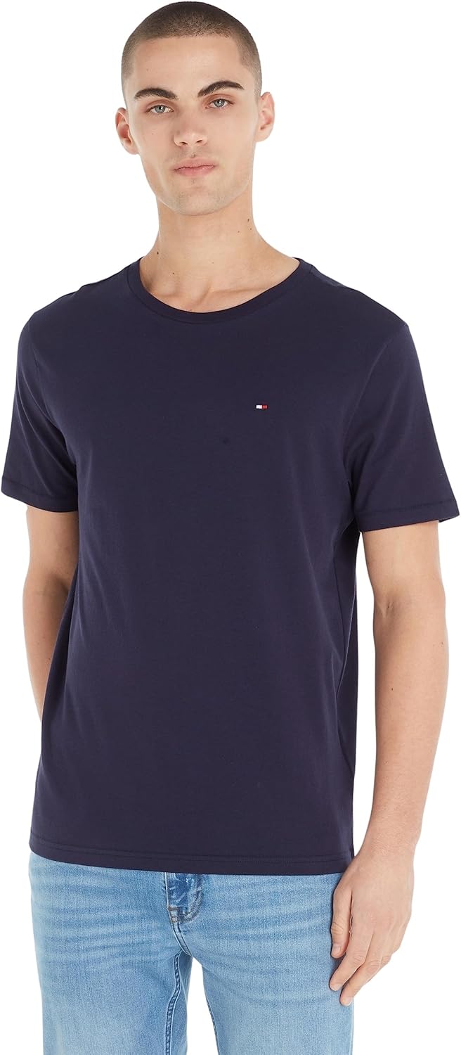 

Мужская футболка Tommy Hilfiger Icon с круглым вырезом, хлопковая, белая, Blue, Белый, Мужская футболка Tommy Hilfiger Icon с круглым вырезом, хлопковая, белая, Blue