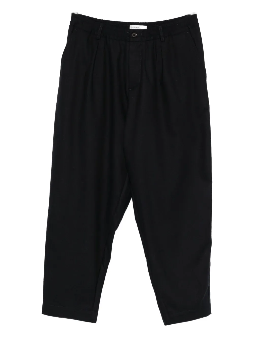 

Зауженные брюки со складками Universal Works, синий