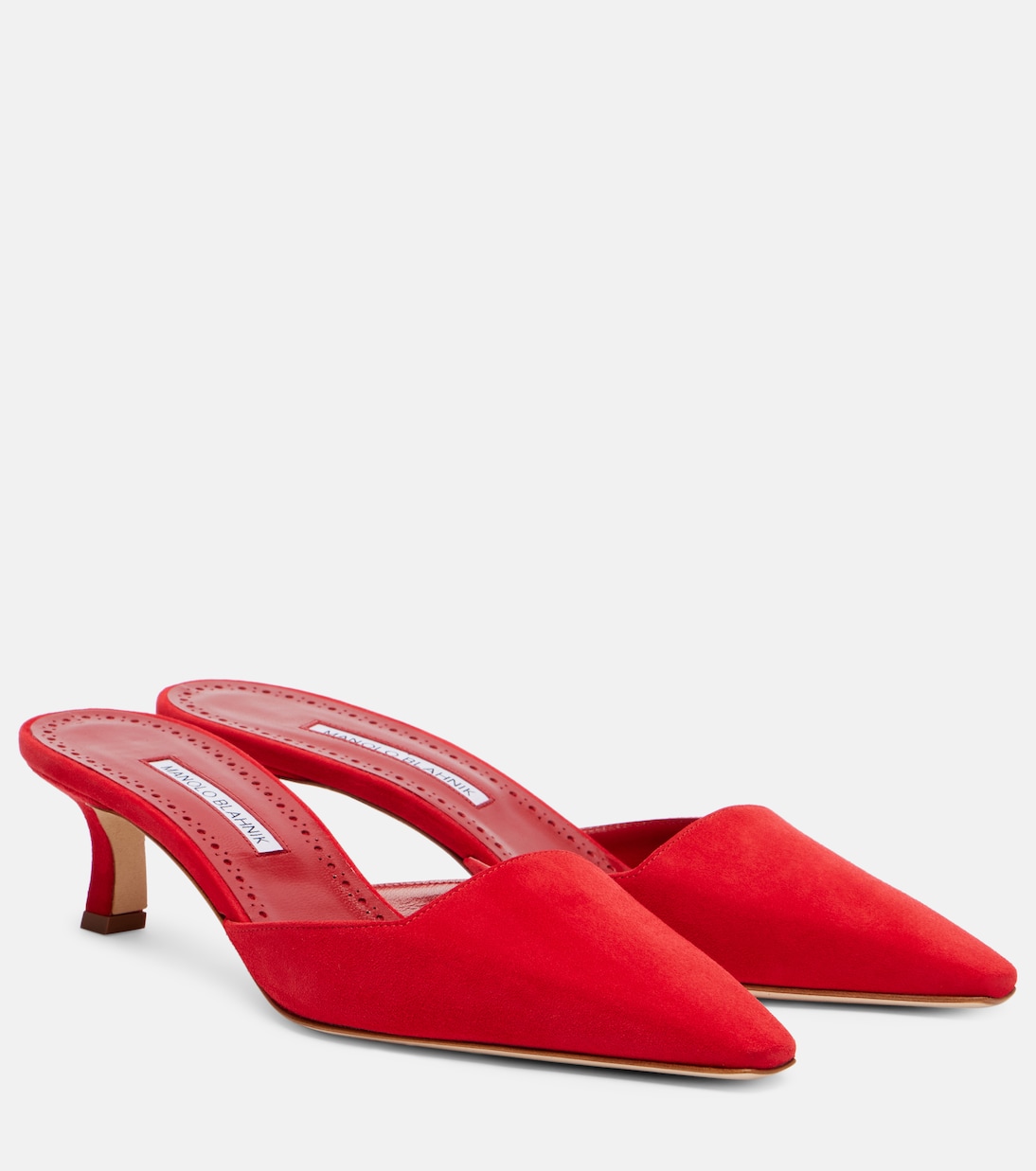 Мокасины Moiramu из замши Manolo Blahnik, 6221 Bred