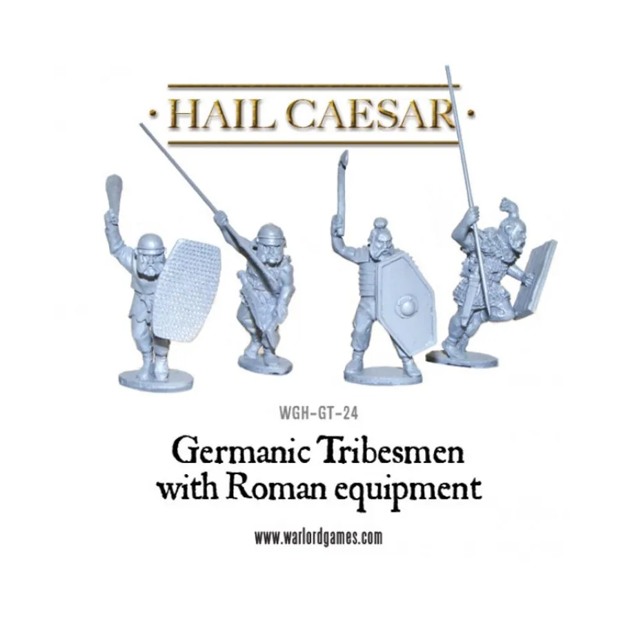 

Германские соплеменники с римским снаряжением, Hail Caesar - Germanic (28mm)