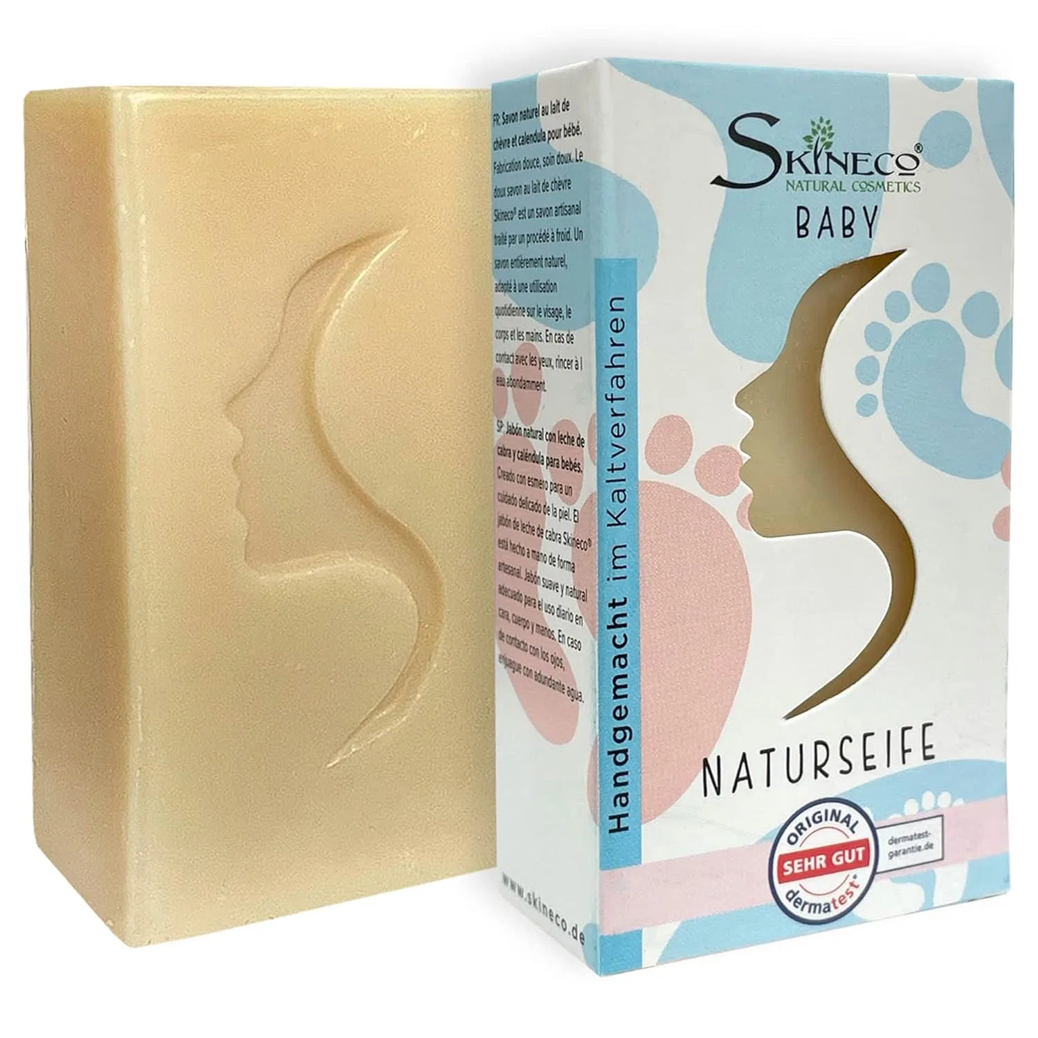 Детское мыло с козьим молоком и календулой от Skineco Skineco