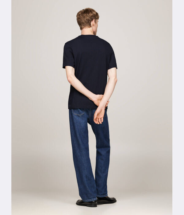 Футболка Tommy Hilfiger Embro Regular Fit, синий — фото 3