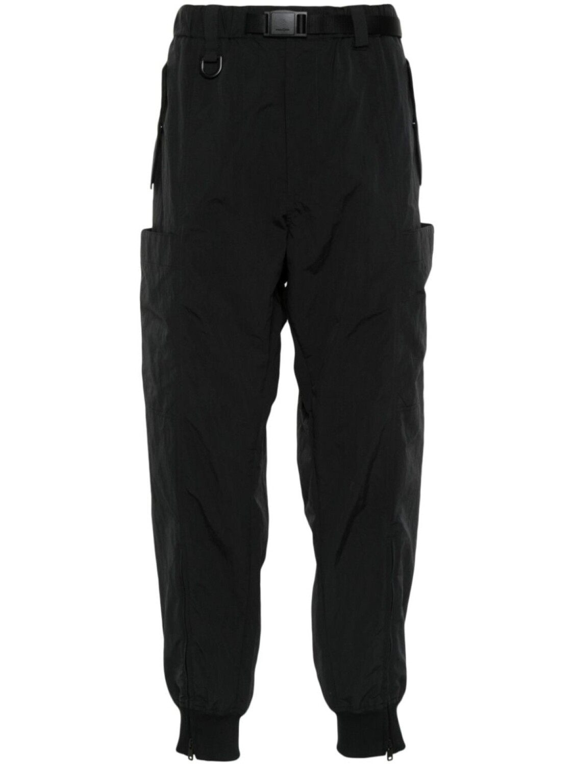 

Y-3 спортивные брюки с жатым эффектом, черный