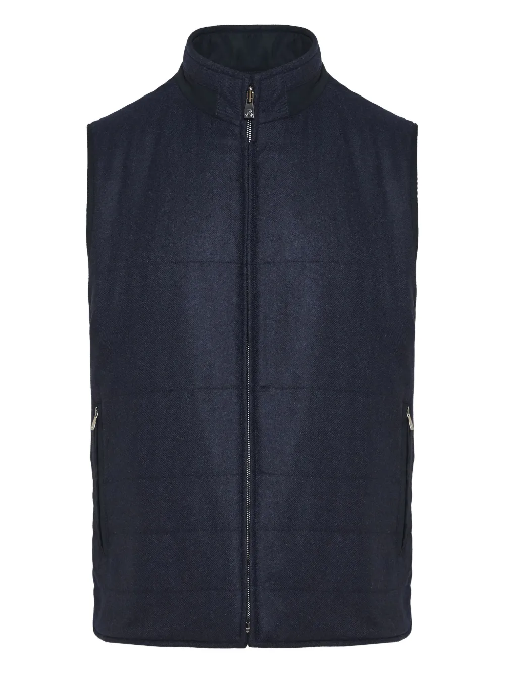 

Стеганый жилет на молнии Corneliani, синий