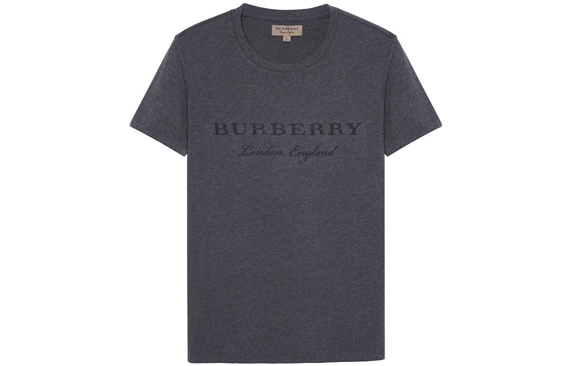

Футболка мужская средне-серая Burberry, серый