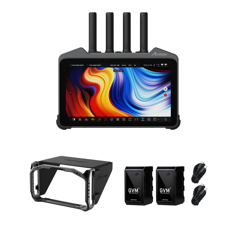 

Монитор для камер Accsoon CineView M7 Pro 7" Recording Monitor Kit with Cage and 2