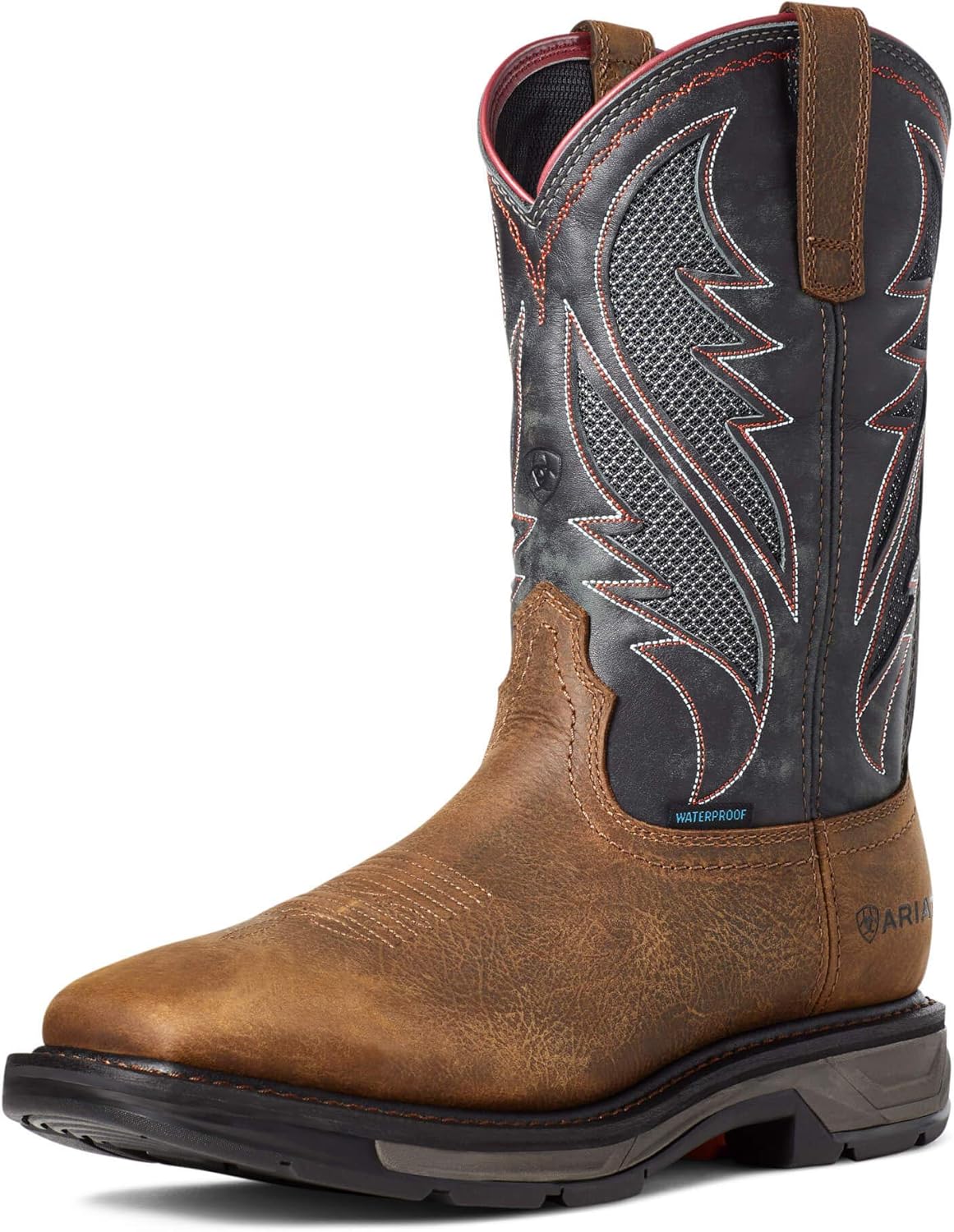 

Мужские рабочие ботинки ARIAT Workhog Xt Venttek водонепроницаемые, коричневый