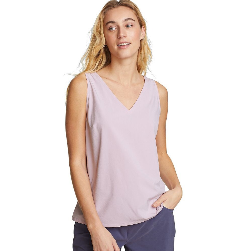 

Женская майка Eddie Bauer Departure с v-образным вырезом, цвет Light Plum