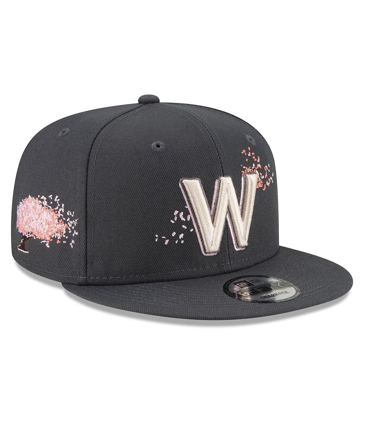 

Мужская графитовая регулируемая кепка с защелкой Washington Nationals 2022 City Connect 9FIFTY Snapback New Era