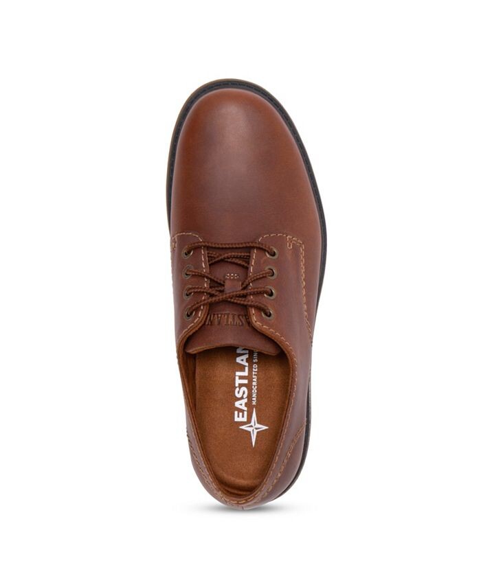 Мужские оксфорды Lowell на шнуровке Eastland Shoe, коричневый — фото 3