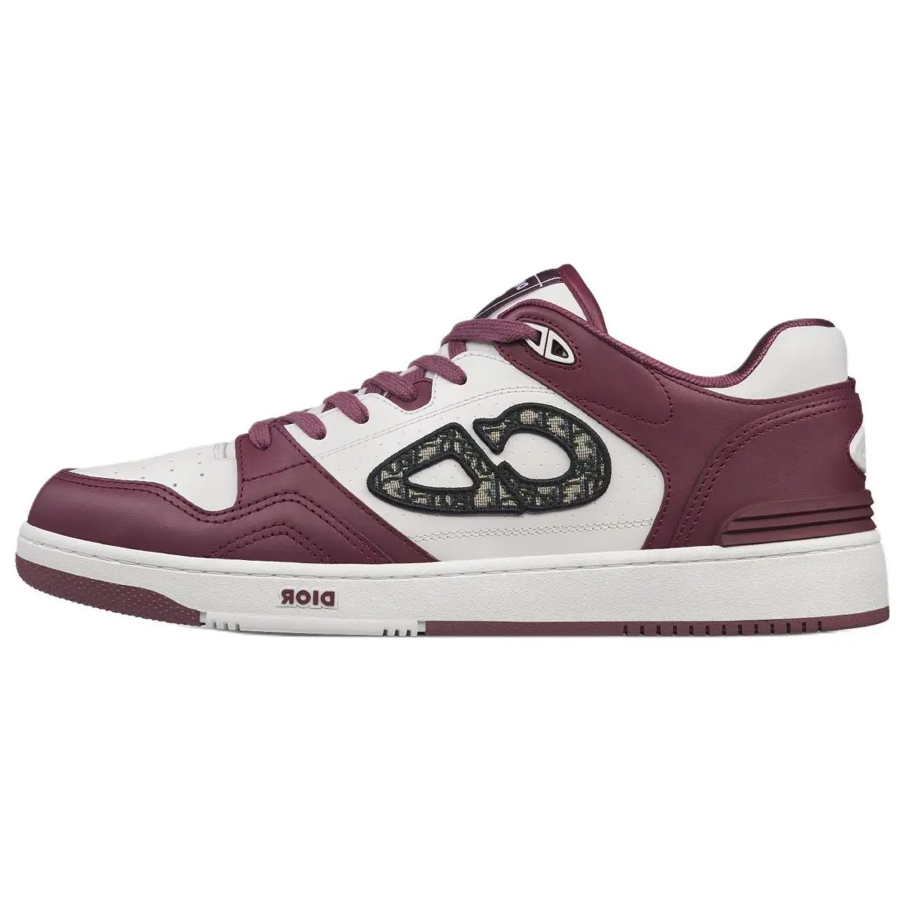 DIOR Кроссовки для скейтбординга B57 Low-Top, унисекс, бордовые