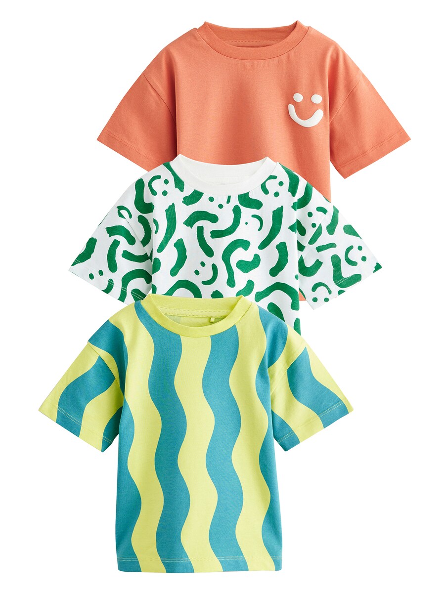 

Рубашка Next, цвет Green/Orange/White
