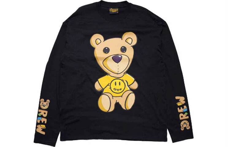 

Футболка Smiley Collection унисекс черная Drew House, черный