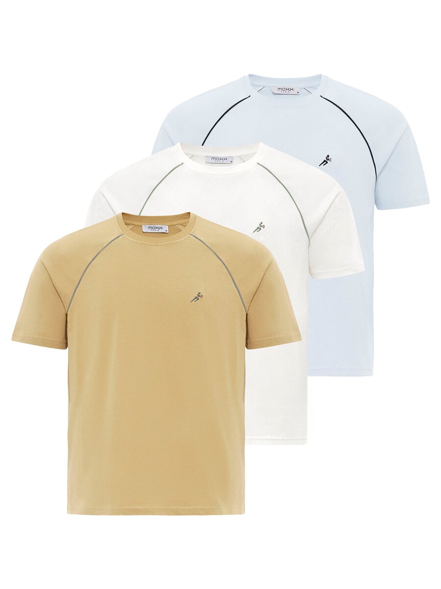 

Рубашка Moxx Paris, цвет Blue/Yellow/White