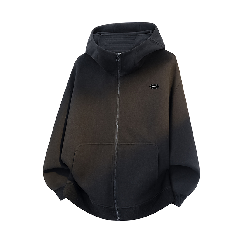 

Толстовка Unisex Hooded Thickened Cardigan WARRIOR, черный (diy badge)