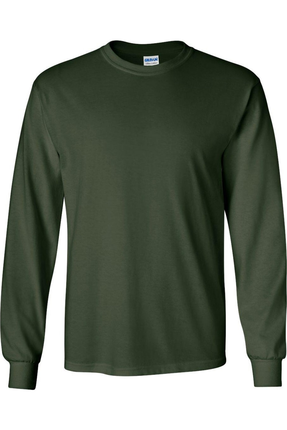 

Футболка с длинным рукавом Gildan Ultra Cotton, цвет forest green