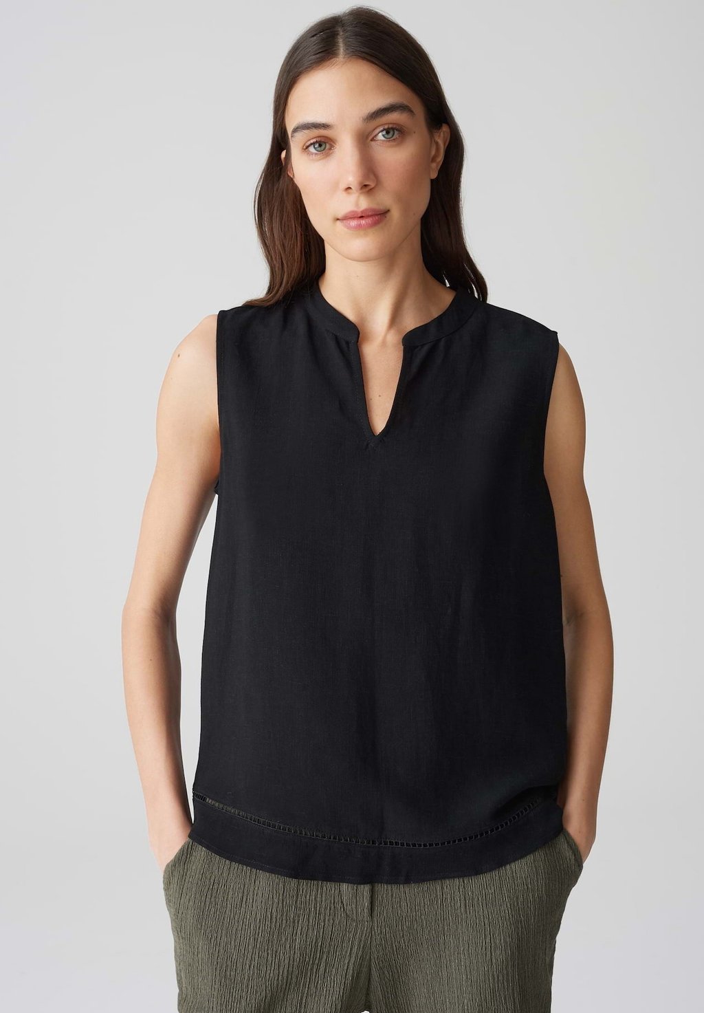 

Топ REGULAR FIT LACE - Blouse OPUS, черный