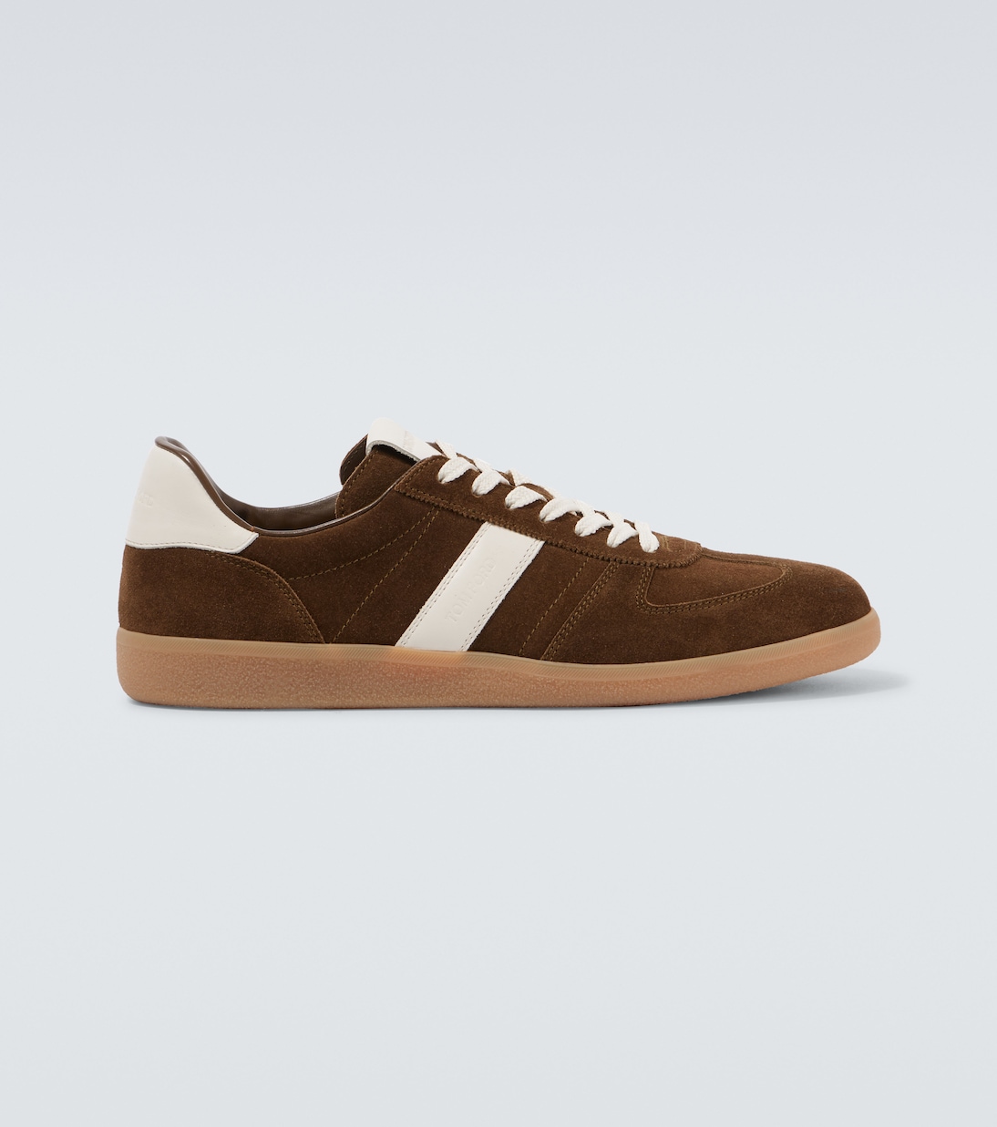 

Кроссовки из замши с кожаными вставками Archer Tom Ford, Walnut+Amber