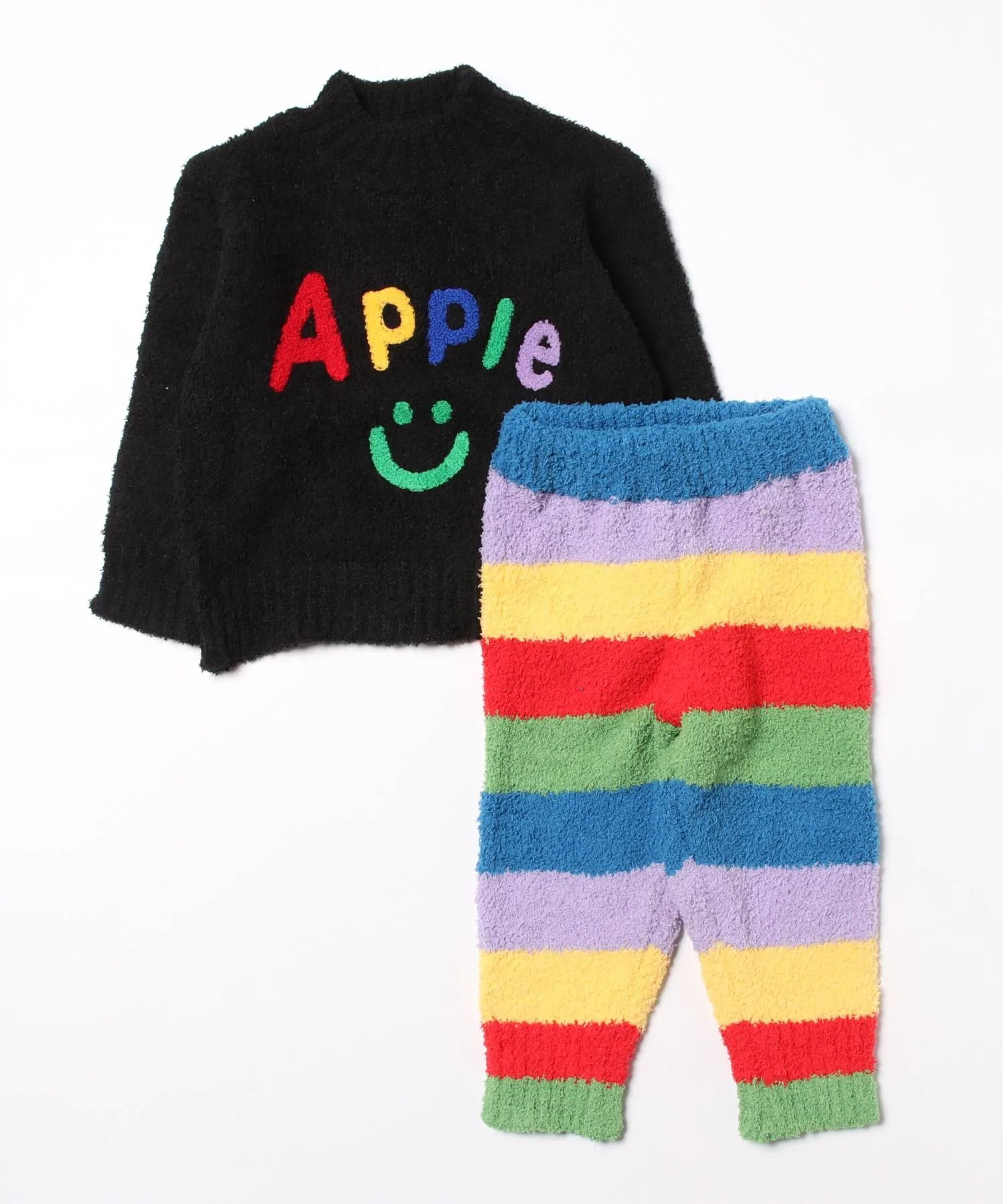 Детский пижамный комплект Aimoha KIDS/Корейская детская одежда, Mochimochi Aimoha Kids, black — фото 2