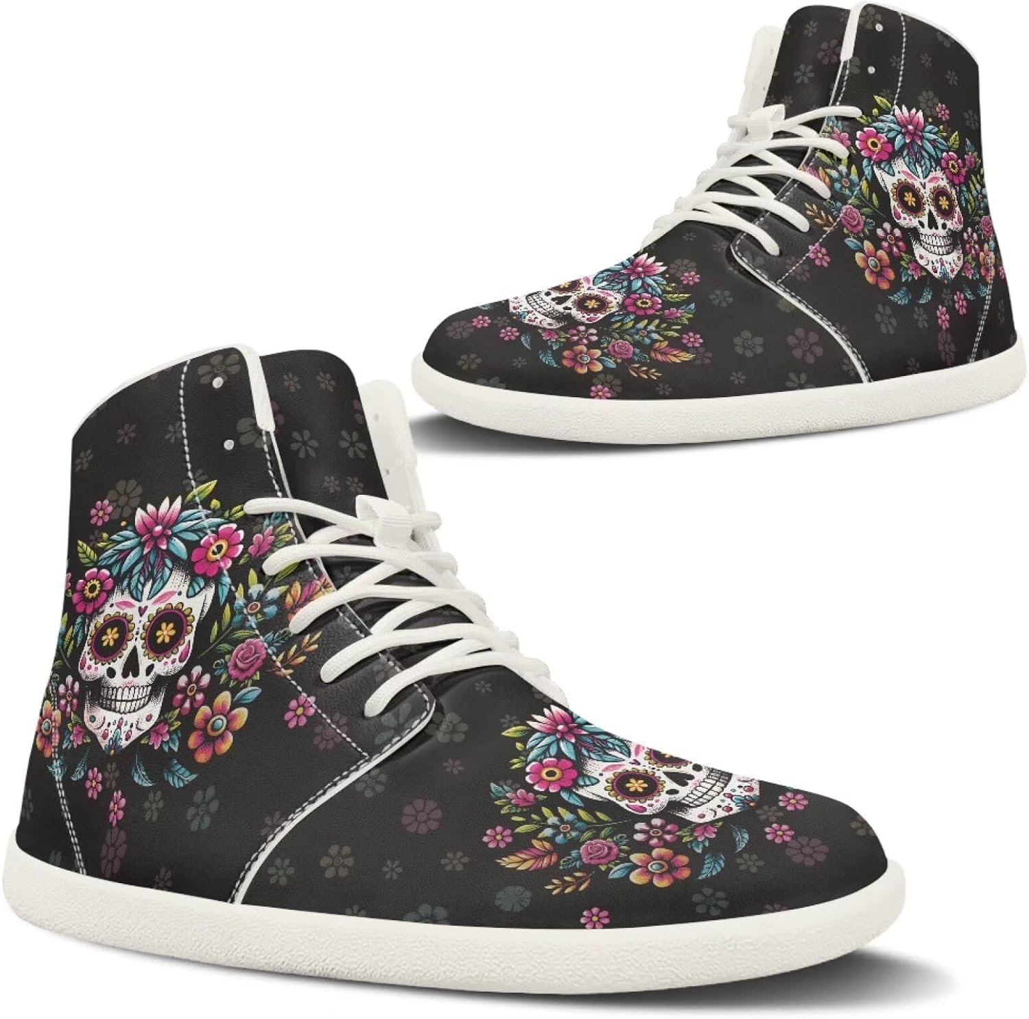 

Мужские кроссовки для хайкинга с принтом «Огненная машина», спортивная обувь для улицы, треккинга и бега по тропам, белая подошва Pugasmiru