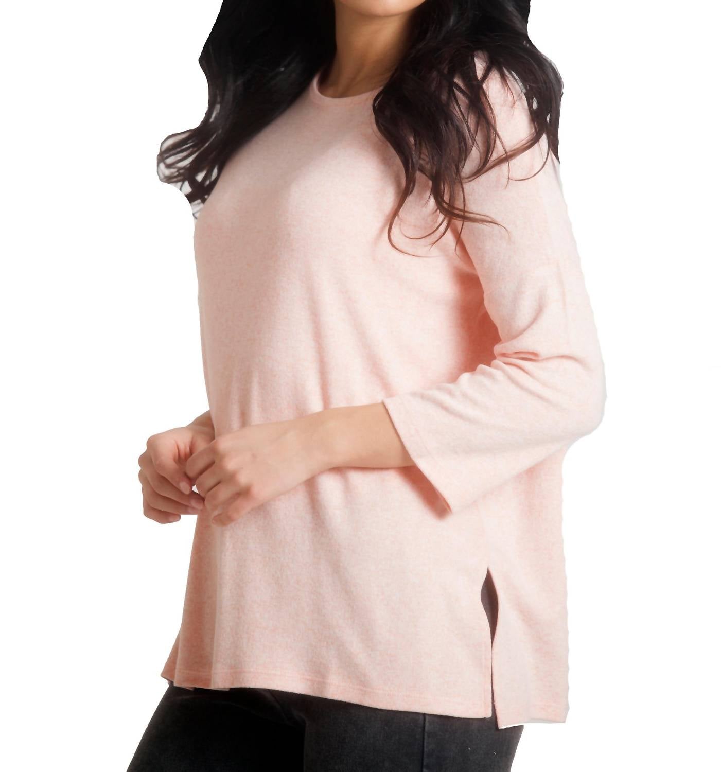 

Персиковая туника с рукавами 3/4 Lillie Kashmira french kyss