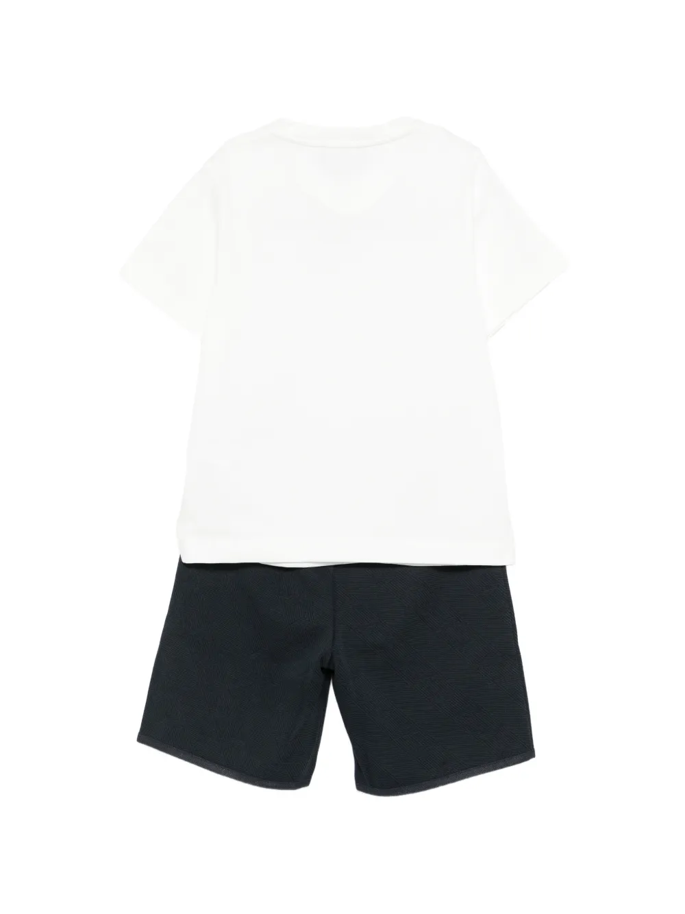 Спортивный костюм с логотипом Emporio Armani Kids, белый — фото 2