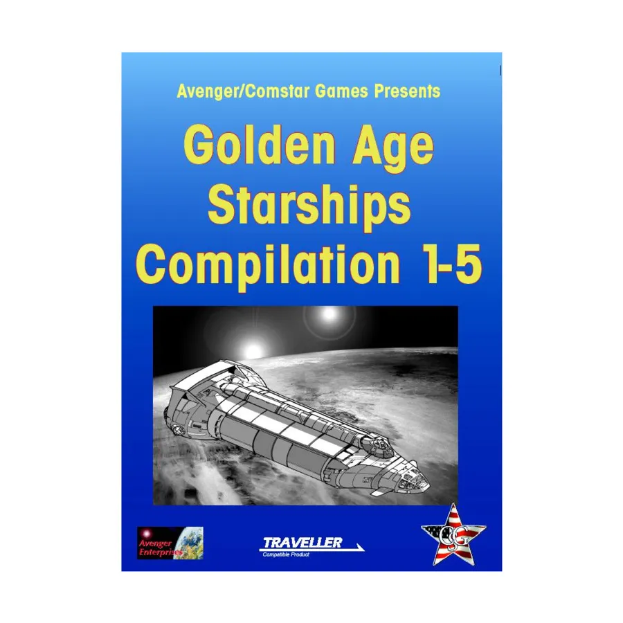 

Golden Age Starships - Compilation 1-5, Traveller (Terra/Sol Games), мягкая обложка