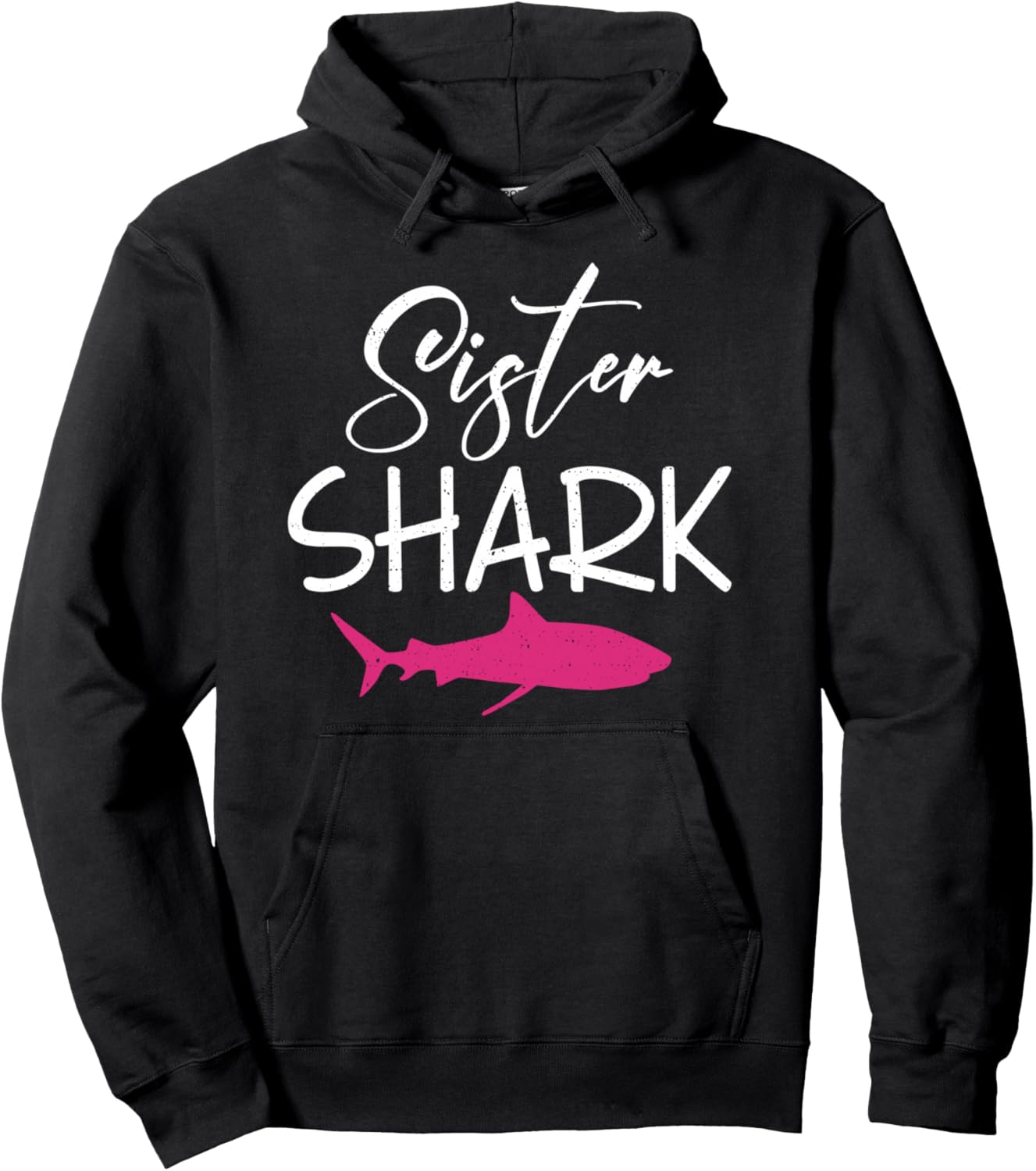 

Семья акул, дети, сын, дочь, толстовка с акулой Shark Apparel & Gifts, черный