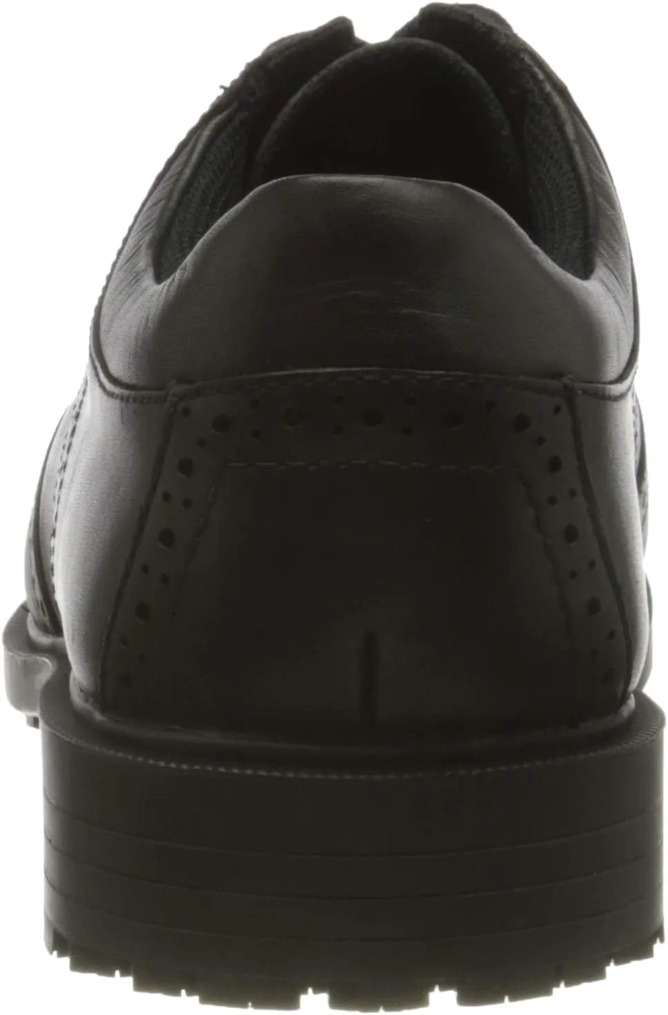 Ботинки Shoes Crews Executive Wing Tip II ST - водонепроницаемые, с защитными носками, из мягкой стали, на неустойчивой платформе, обтянуты кожей Shoes For Crews, черный — фото 3