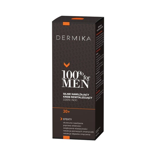 

Сильно увлажняющий крем 30+, 50мл Dermika 100% For Men