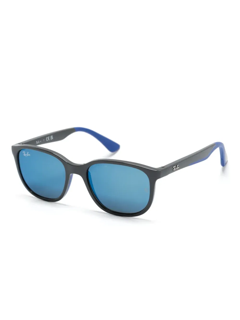 Солнцезащитные очки RB9078S в квадратной оправе Ray-Ban Junior, серый — фото 2