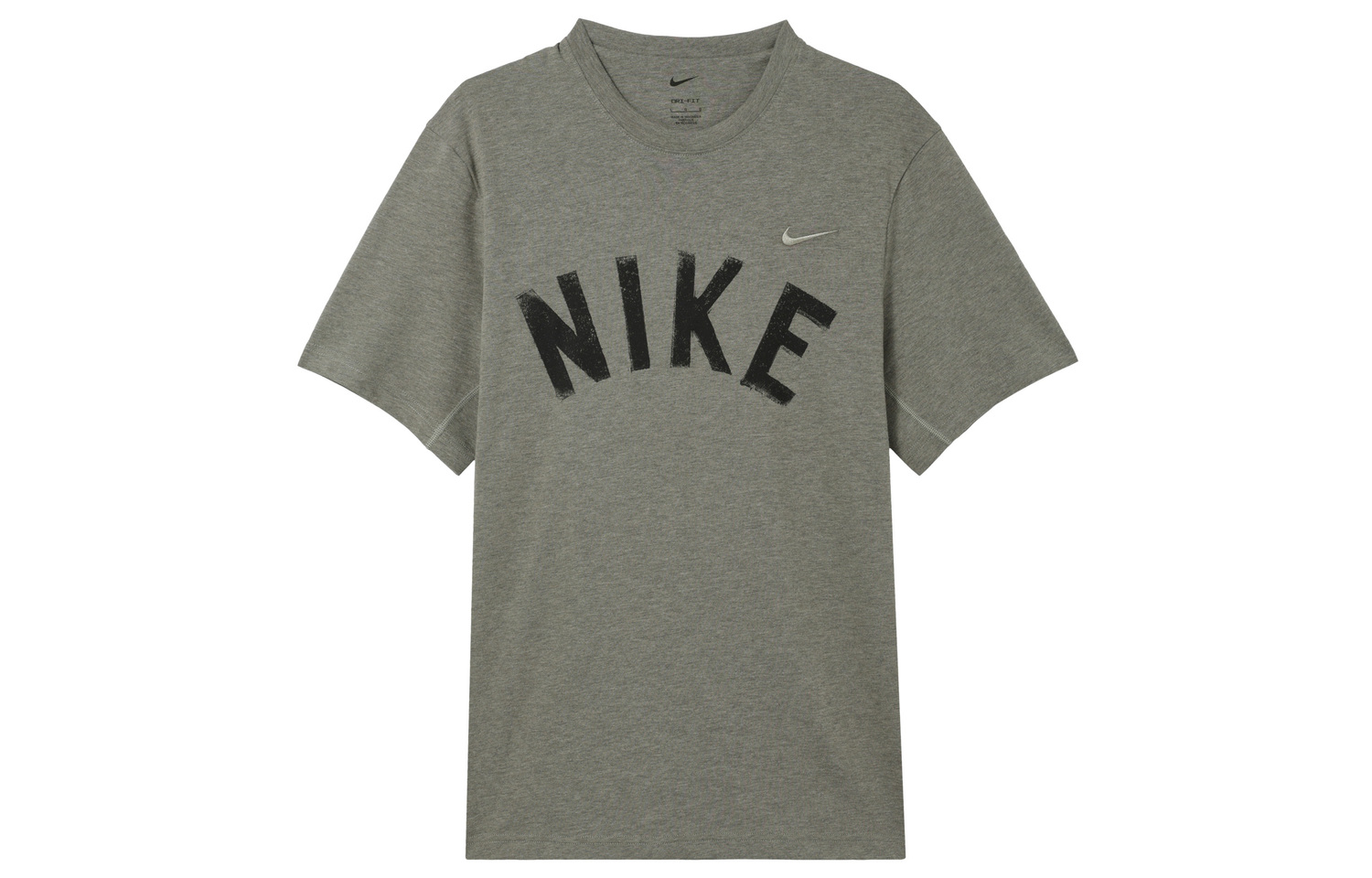 Nike Мужская футболка Swoosh, темно-серый цвет — фото 3