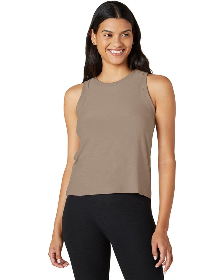 

Майка Beyond Yoga Featherweight Rebalance Tank, цвет Birch Heather