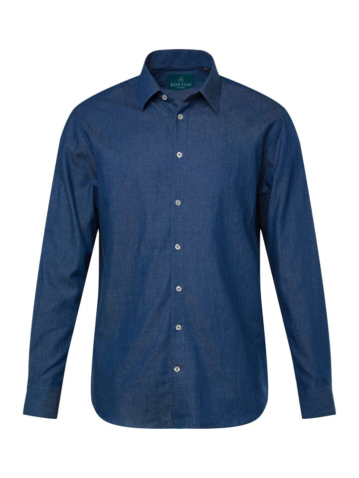 

Рубашка Boston Park, цвет blue denim