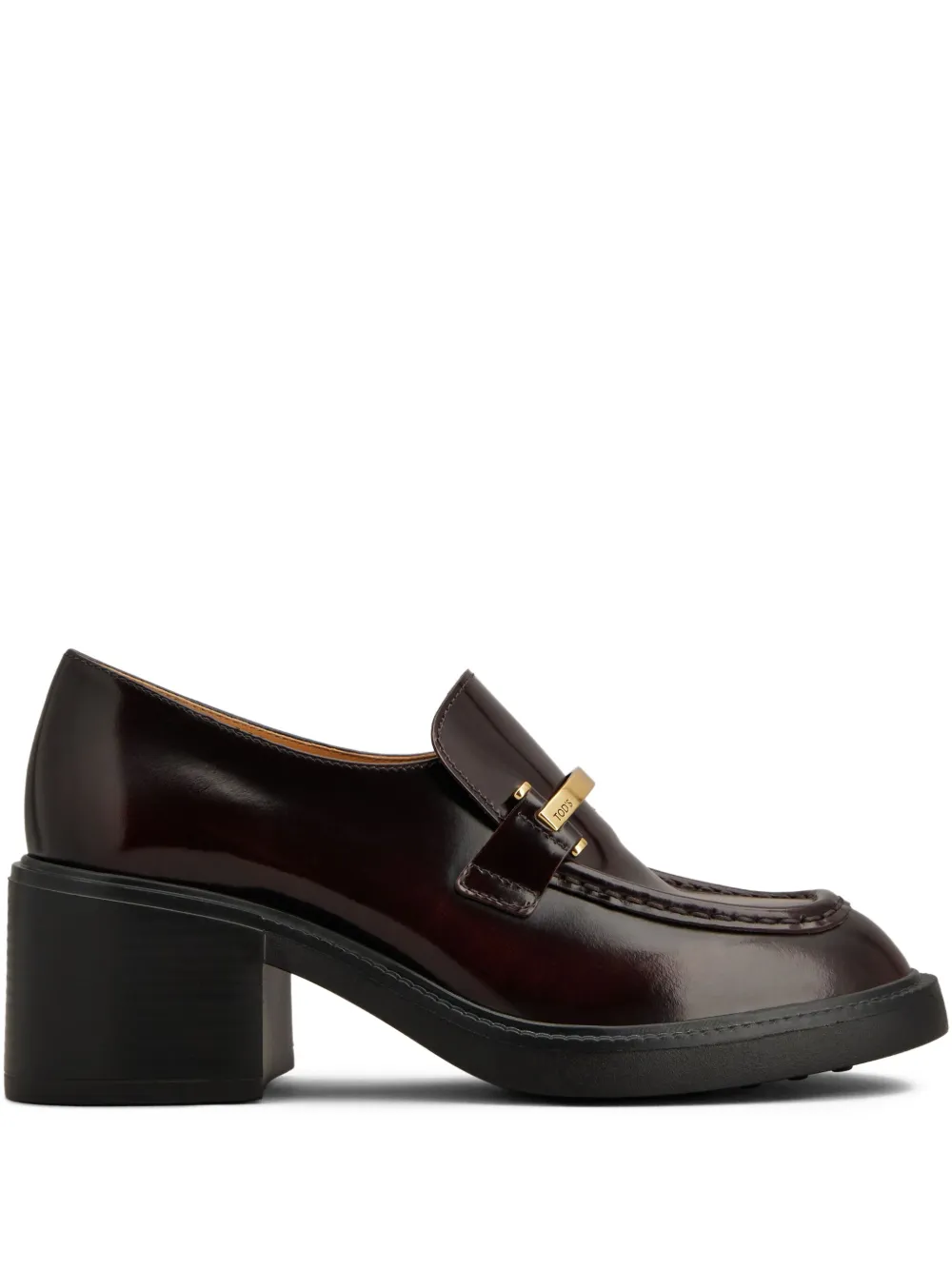 Лоферы на массивной подошве TOD'S, красный
