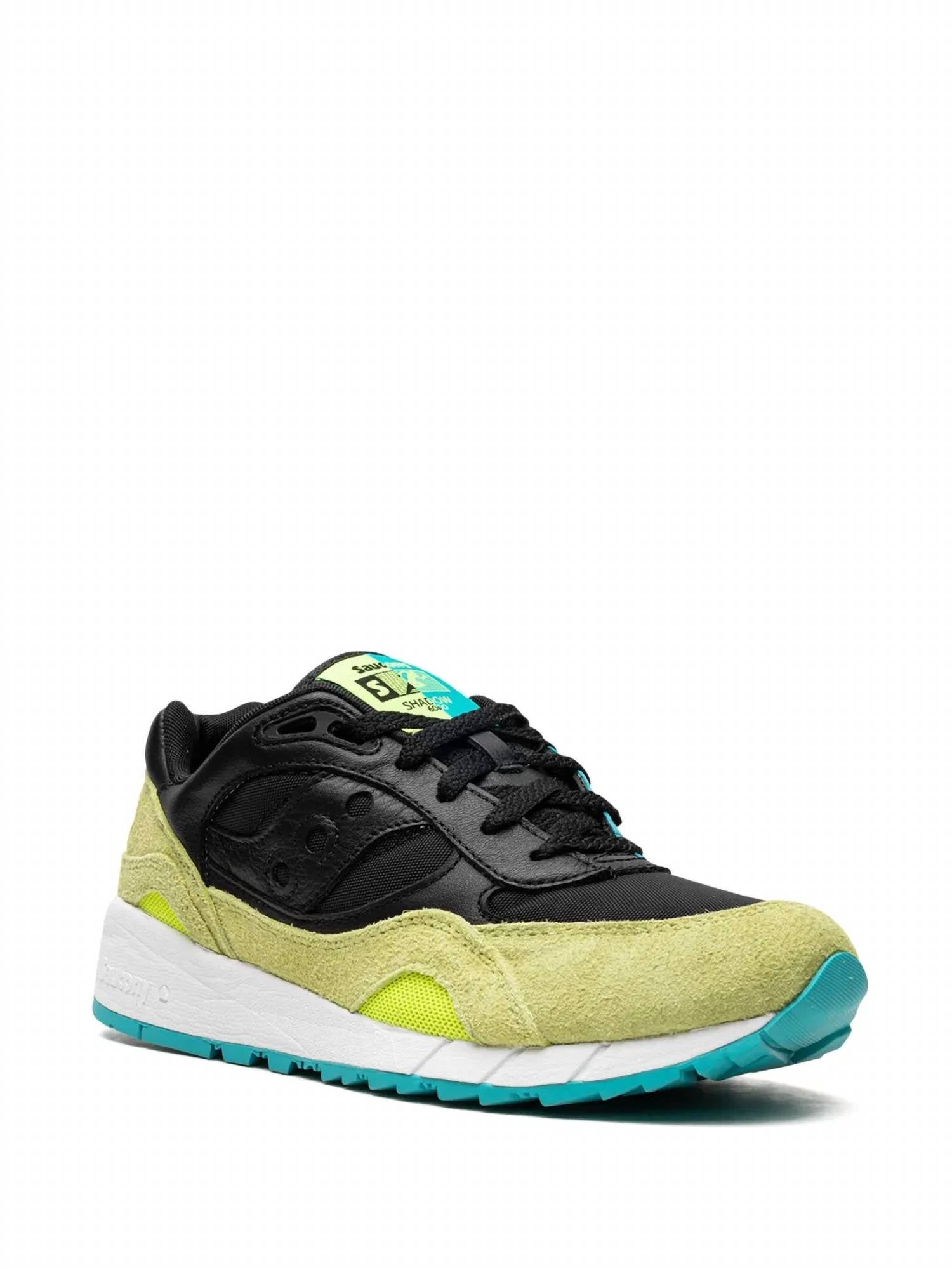 Мужские кроссовки Shadow 6000 Mushroom Pack Low Top в цвете неон/черный SAUCONY — фото 2