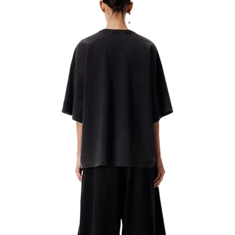 Футболка Crystal Graphic Alexander Wang, Washed Black — фото 4