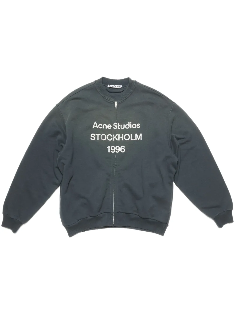 

Толстовка на молнии Acne Studios, серый