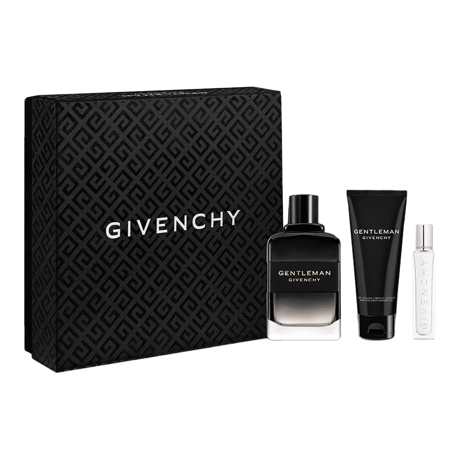 Givenchy Набор мужских духов Gentleman Boisée Eau De Parfum EDP, 100 мл + 12,5 мл + 75 мл, 100ml Perfume+12.5ml Travel Perfume+75ml Travel Shower Gel — фото 4