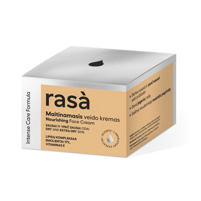 

Интенсивный уход, питательный крем для лица Rasa, 50 мл