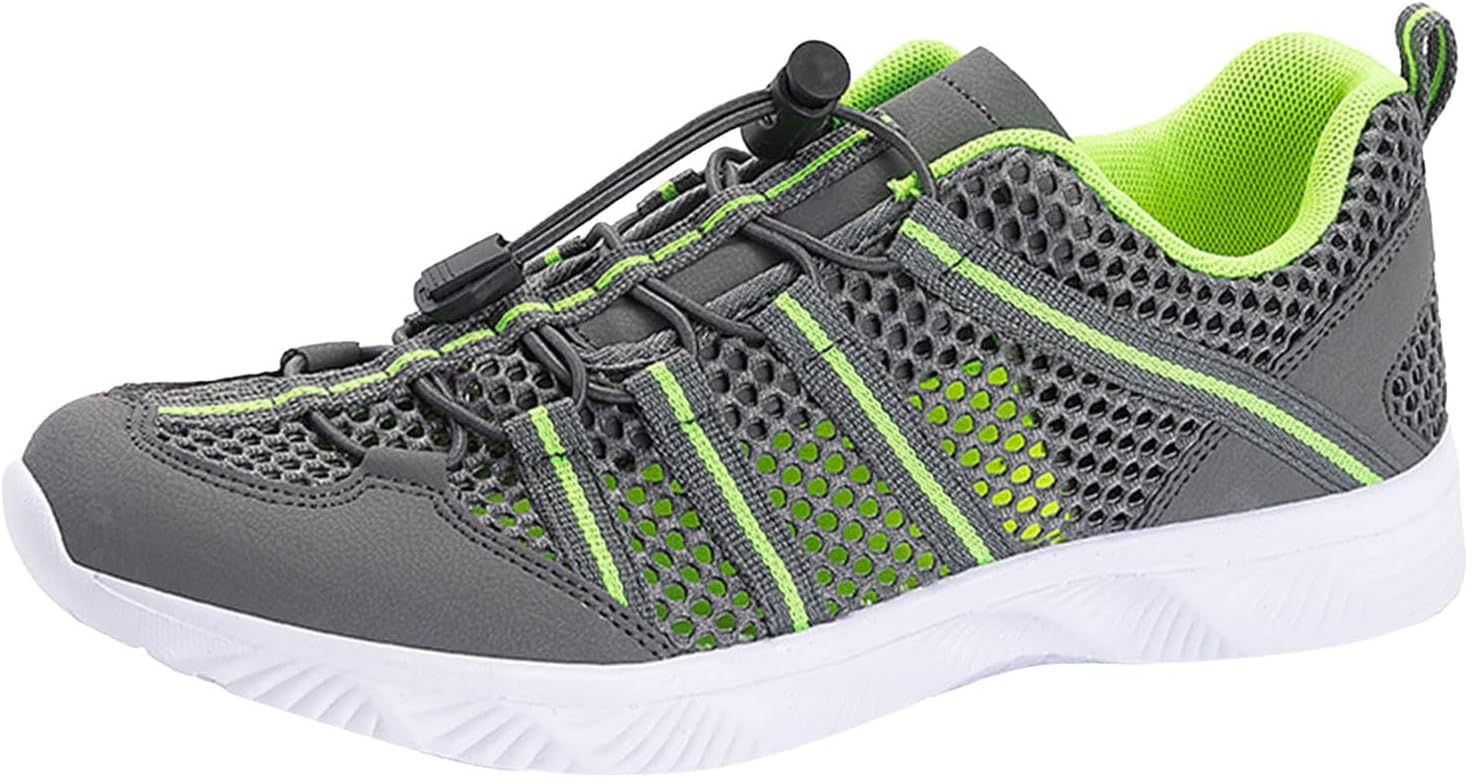 

Мужские кроссовки IWIHMIV для бега, дышащие, для ходьбы и тенниса, удобные, легкие спортивные обувь, зеленый