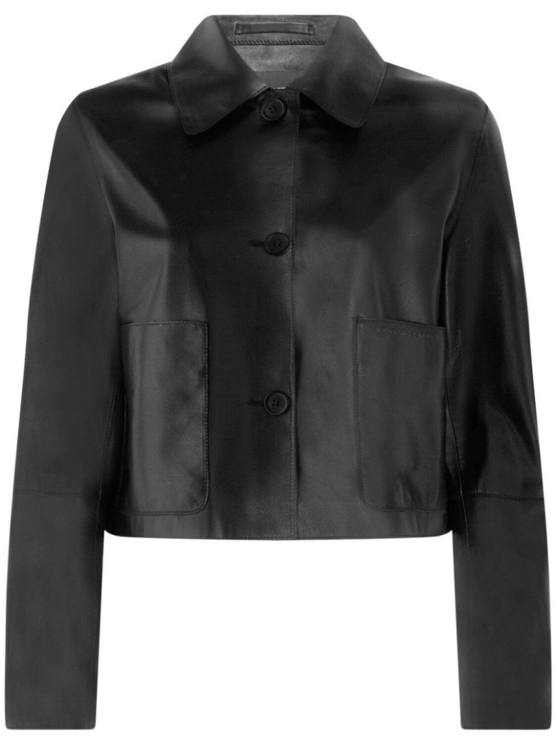 

Кожаная куртка Karl Lagerfeld, черный