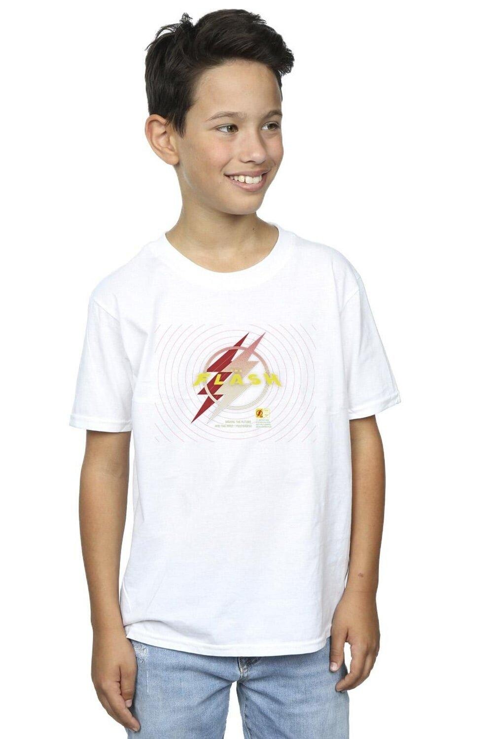 

Футболка с логотипом Flash Lightning DC Comics, белый