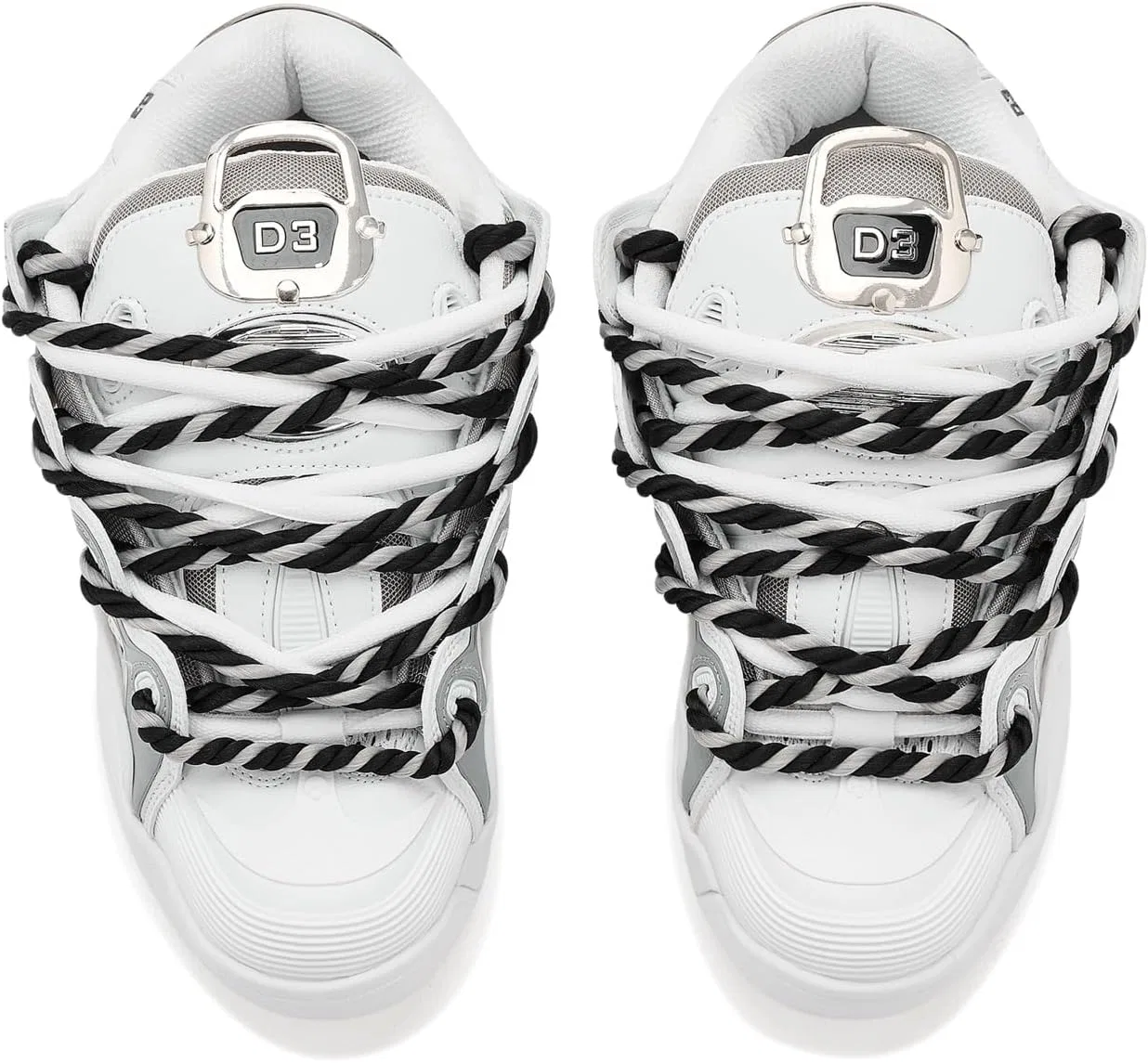Мужские кроссовки для скейтбординга Osiris D3 2001, 25 Years/White/Silver — фото 2