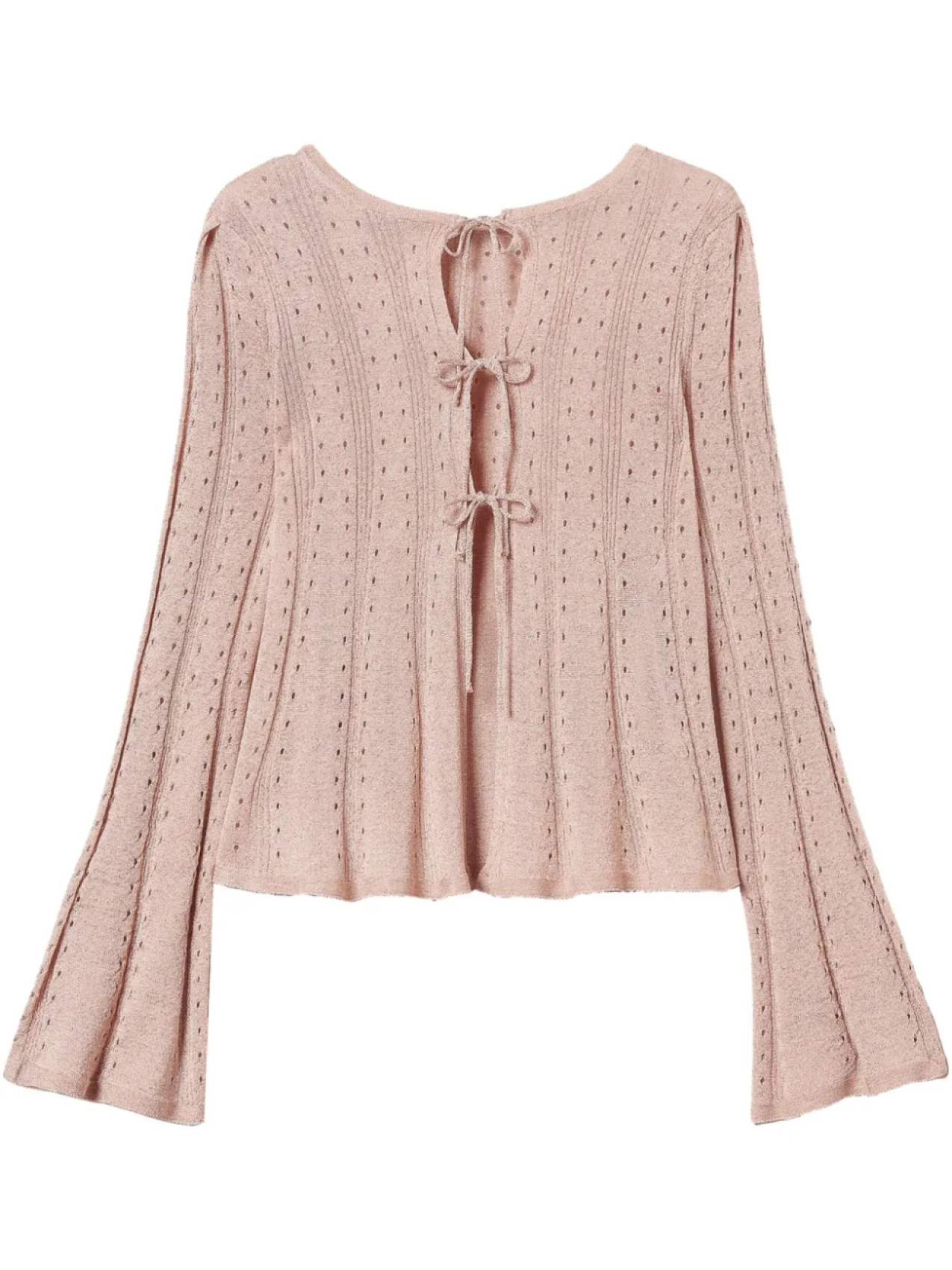

Кардиган ажурной вязки TWINSET, розовый